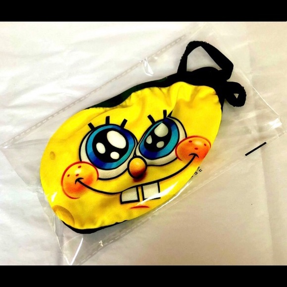 2spongebob squarepants Face Masks Adults or Kids Cloth masks w/2 bonus kids mask - Picture 3 of 4